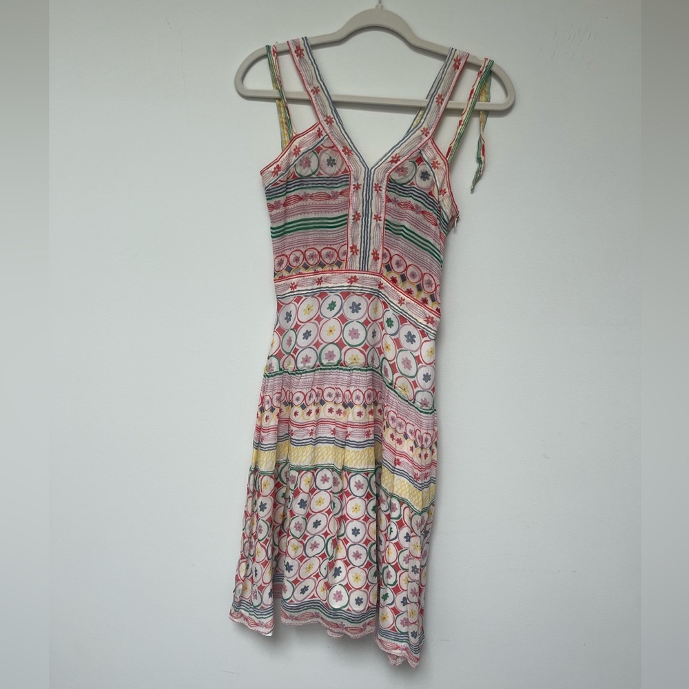 Cacharel silk multicoloured dress